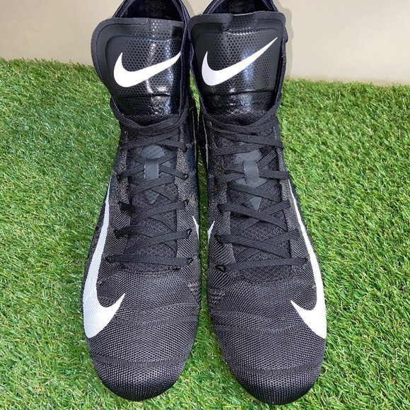 Nike Vapor Untouchable 3 Elite AO3006-010 Black Football Cleats Mens 12.5 NEW main image 8